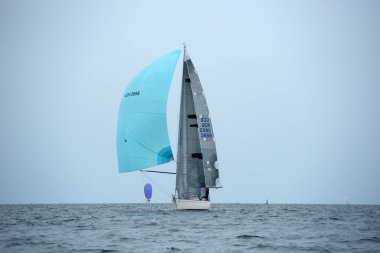 Travemuende, Almanya - 28 Temmuz 2018 Seyahat Haftası