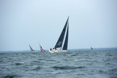 Travemuende, Almanya - 28 Temmuz 2018 Seyahat Haftası