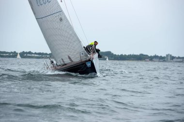 Travemuende, Almanya - 28 Temmuz 2018 Seyahat Haftası