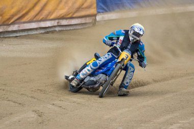 Pfarrkirchen, Almanya - 09 Eylül 2018: Almanya 'nın Pfarrkirchen kentinde uluslararası toprak yol yarışı