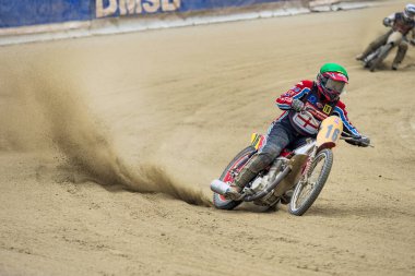 Pfarrkirchen, Almanya - 09 Eylül 2018: Almanya 'nın Pfarrkirchen kentinde uluslararası toprak yol yarışı