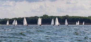 Travemuende, Almanya - 28 Temmuz 2018 Seyahat Haftası