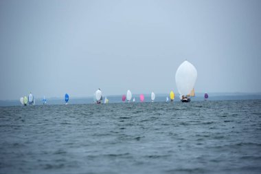 Travemuende, Almanya - 28 Temmuz 2018 Seyahat Haftası