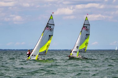 Travemuende, Almanya - 28 Temmuz 2018 Seyahat Haftası