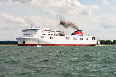 Travemuende, Almanya - 28 Temmuz 2018 Seyahat Haftası