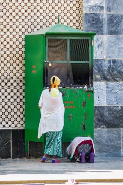 Aksum, Etiyopya - Şubat 09, 2020: Etiyopya Kilisesi, Etiyopya 'nın Axum kentindeki tüm Ortodoks Etiyopyalılar için en kutsal yer..