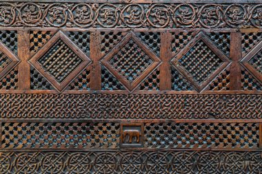 Hırvatistan 'ın Split kentindeki Diocletian Sarayı' nın antik Saint Domnius Katedrali 'nin içi