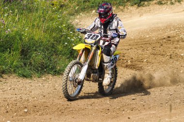 Windsberg, Almanya - 29 Haziran 2019 Motocross eğitimi Windsberg Almanya