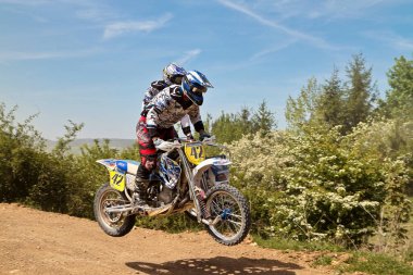 Windsberg, Almanya - 29 Haziran 2019 Motocross eğitimi Windsberg Almanya