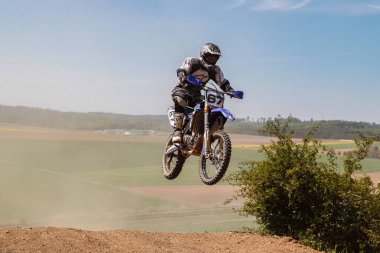 Windsberg, Almanya - 29 Haziran 2019 Motocross eğitimi Windsberg Almanya