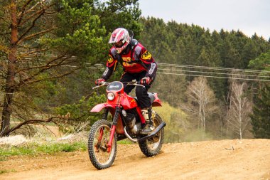 Warching, Almanya - 29 Haziran 2019 Motocross eğitimi
