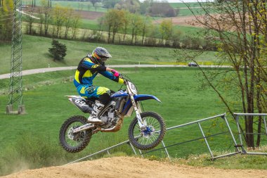Warching, Almanya - 29 Haziran 2019 Motocross eğitimi