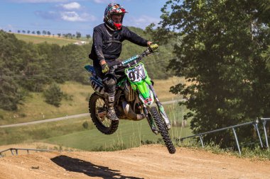 Warching, Almanya - 29 Haziran 2019 Motocross eğitimi
