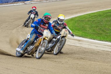 Pfarrkirchen, Almanya - 09 Eylül 2018: Almanya 'nın Pfarrkirchen kentinde uluslararası toprak yol yarışı