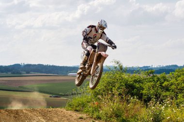 Windsberg, Almanya - 29 Haziran 2019 Motocross eğitimi Windsberg Almanya