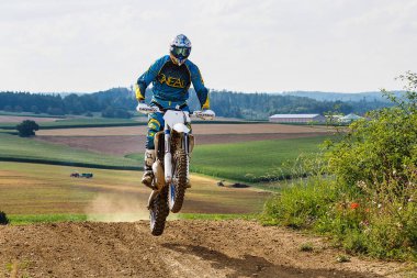 Windsberg, Almanya - 29 Haziran 2019 Motocross eğitimi Windsberg Almanya