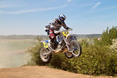 Windsberg, Almanya - 29 Haziran 2019 Motocross eğitimi Windsberg Almanya