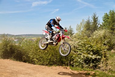 Windsberg, Almanya - 29 Haziran 2019 Motocross eğitimi Windsberg Almanya