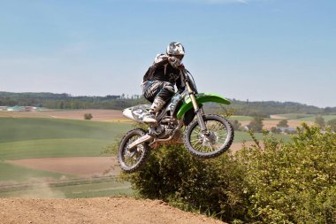 Windsberg, Almanya - 29 Haziran 2019 Motocross eğitimi Windsberg Almanya