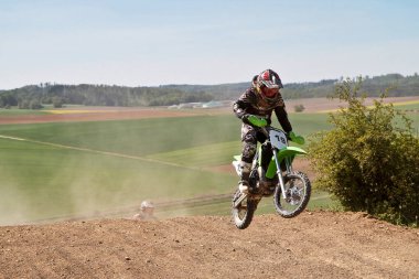 Windsberg, Almanya - 29 Haziran 2019 Motocross eğitimi Windsberg Almanya
