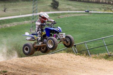 Warching, Almanya - 29 Haziran 2019 Motocross eğitimi