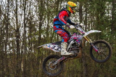 Warching, Almanya - 29 Haziran 2019 Motocross eğitimi