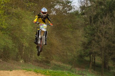 Warching, Almanya - 29 Haziran 2019 Motocross eğitimi