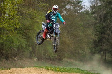 Warching, Almanya - 29 Haziran 2019 Motocross eğitimi