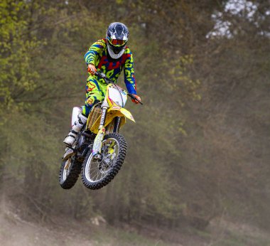 Warching, Almanya - 29 Haziran 2019 Motocross eğitimi