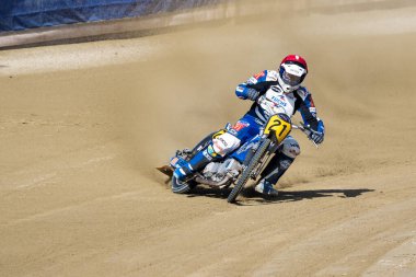 Pfarrkirchen, Almanya - 09 Eylül 2018: Almanya 'nın Pfarrkirchen kentinde uluslararası toprak yol yarışı