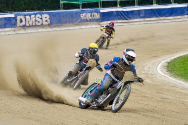 Pfarrkirchen, Almanya - 09 Eylül 2018: Almanya 'nın Pfarrkirchen kentinde uluslararası toprak yol yarışı