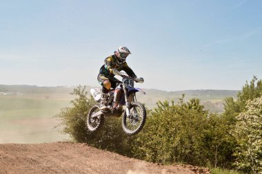 Windsberg, Almanya - 29 Haziran 2019 Motocross eğitimi Windsberg Almanya