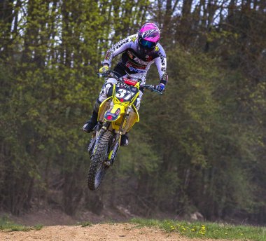 Warching, Almanya - 29 Haziran 2019 Motocross eğitimi