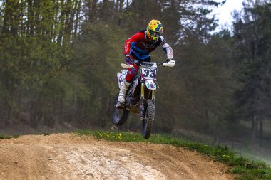 Warching, Almanya - 29 Haziran 2019 Motocross eğitimi