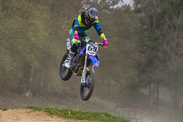 Warching Almanya Haziran 2019 Motocross Eğitimi — Stok fotoğraf