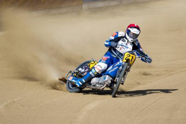 Pfarrkirchen, Almanya - 09 Eylül 2018: Almanya 'nın Pfarrkirchen kentinde uluslararası toprak yol yarışı