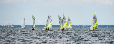 Travemuende, Almanya - 28 Temmuz 2018 Seyahat Haftası