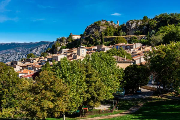 Aiguines Dans Les Gorges Verdon Gorges Verdon Provence France — Photo