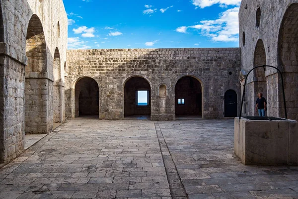 Dubrovnik Cebelitarık Dubrovnik Hırvatistan Daki Fort Lovrijenac Veya Lawrence Kalesi — Stok fotoğraf