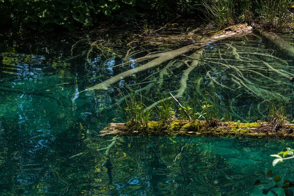 Schöne Landschaft Nationalpark Plitvicer Seen Kroatien Einer Der Ältesten Und — Stockfoto