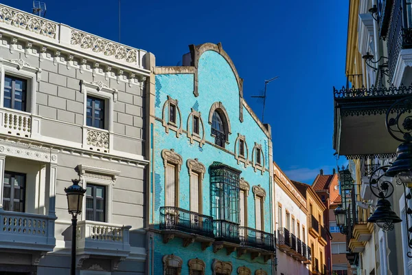 Типова Вулиця Іспанського Села Зафрі Давніми Чарівними Будинками Екстремадура Іспанія — стокове фото