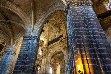 Jerez de la Frontera Katedrali 'nin içi, Katedral de San Salvador. Cadiz, Endülüs, İspanya