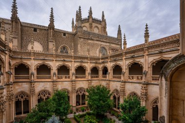 San Juan de los Reyes Manastırı Gotik Atriyumu Eski Toledo, İspanya, UNESCO Dünya Mirası