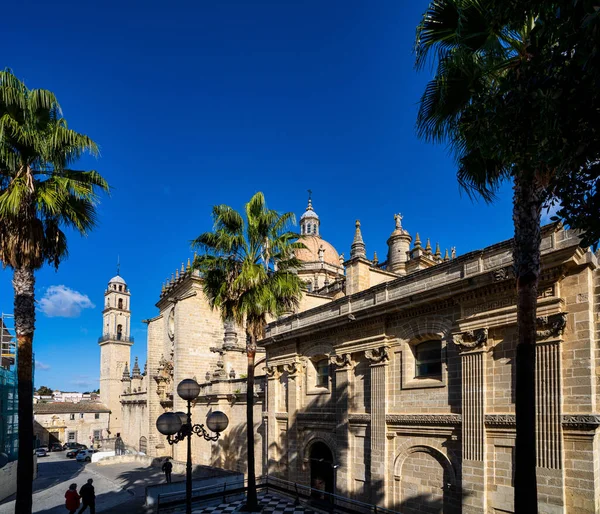 Katedrála Jerez Frontera Catedral San Salvador Cádiz Andalusie Španělsko — Stock fotografie