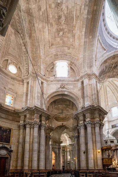Interiér Katedrály Cádiz Catedral Santa Cruz Cádiz Španělsko Detail Interiéru — Stock fotografie