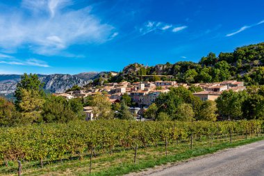 Verdon Gorge 'da Aiguines, Fransız Alplerinde Gorges du Verdon, Provence, Fransa