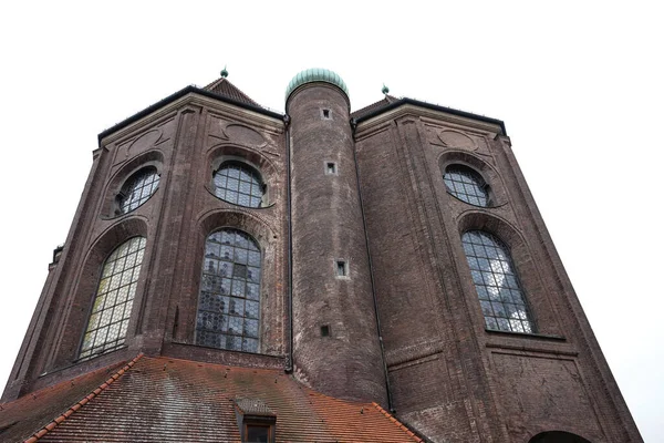 Malebný Výhled Město Slavnou Mnichovskou Katedrálou Také Nazývanou Katedrála Panny — Stock fotografie