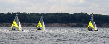 Travemuende, Almanya - 28 Temmuz 2018 Seyahat Haftası