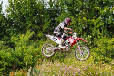 Windsberg, Almanya - 29 Haziran 2019 Motocross eğitimi Windsberg Almanya