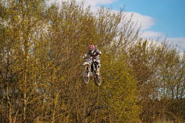 Warching, Almanya - 29 Haziran 2019 Motocross eğitimi